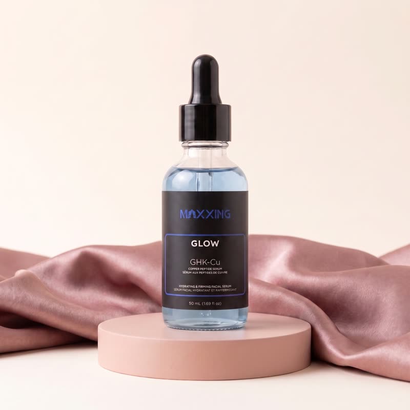 One bottle of Glow copper peptide serum